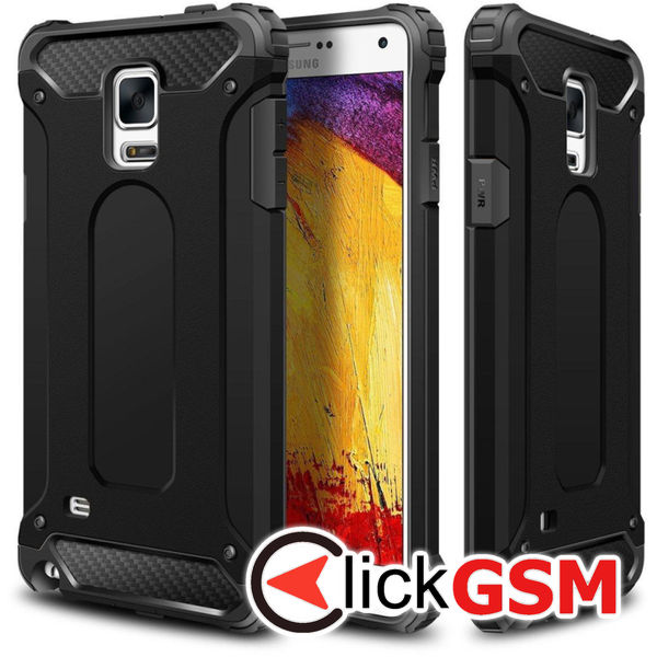 Accesoriu Husa Hybrid Armor Negru Samsung Galaxy Note 4