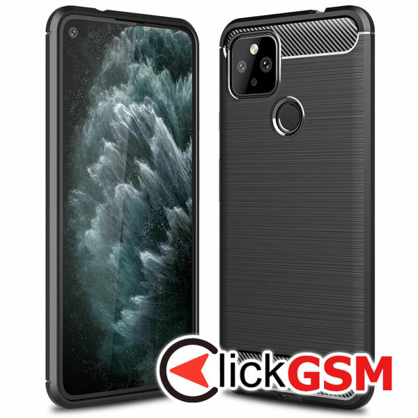 Accesoriu Carbon Silicone Google Pixel 4a 5G