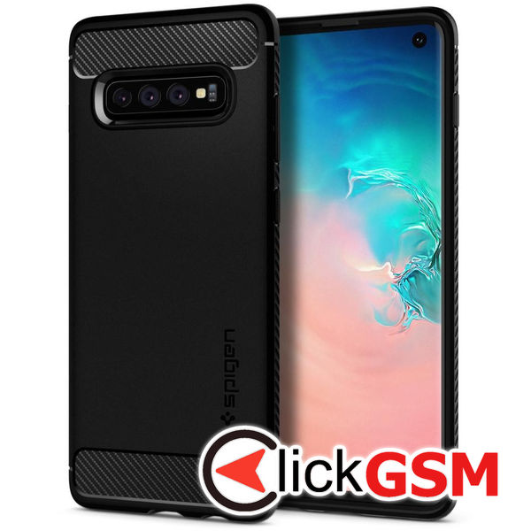 Accesoriu Husa Rugget Negru Samsung Galaxy S10