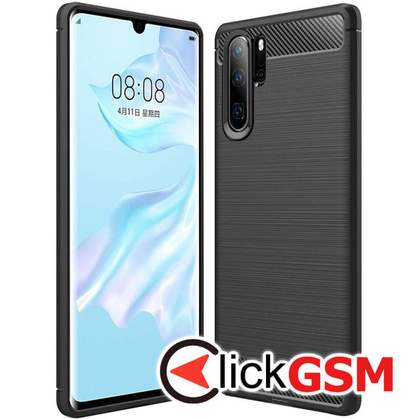 Accesoriu Carbon Silicone Huawei P30 Pro