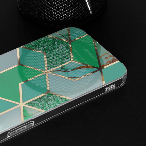 Techsuit - Marble Series - Samsung Galaxy S23 Ultra - Green Hex