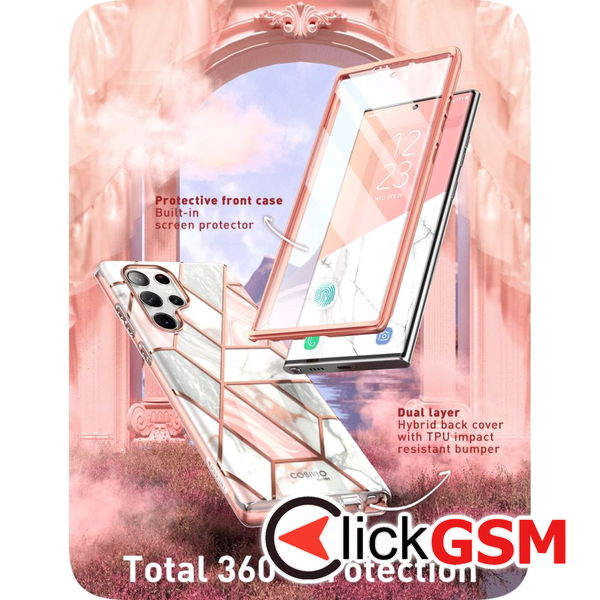 i-Blason - Cosmo - Samsung Galaxy S23 Ultra - Marble