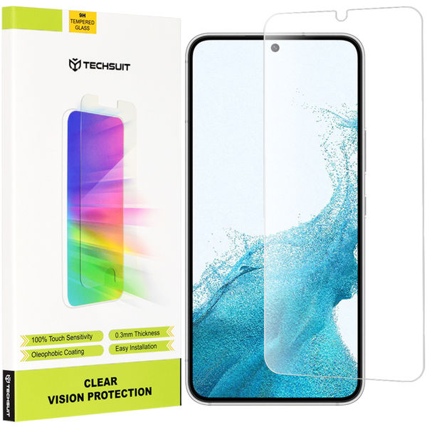 Techsuit - Clear Vision Glass - Samsung Galaxy S22 5G / S23 - Transparent