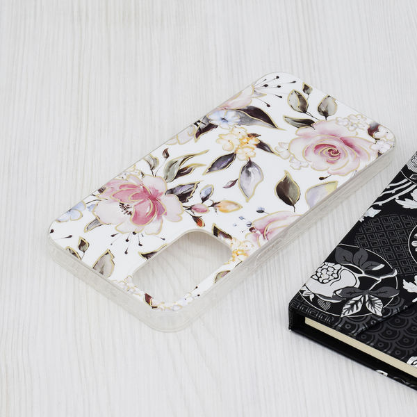 Techsuit - Marble Series - Samsung Galaxy A15 4G / A15 5G - Chloe White