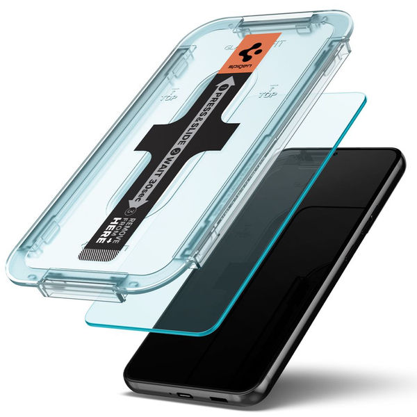 Spigen - Glas.tR EZ-FIT (2 pack) - Samsung Galaxy S22 Plus - Clear