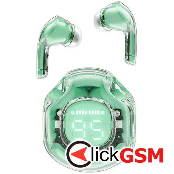 Casti Bluetooth Audio verde menta Universal agz