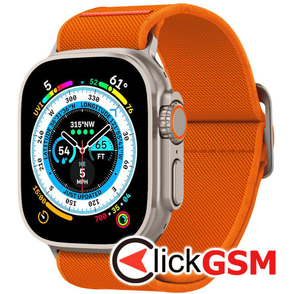 Curea Smartwatch portocaliu Apple Watch 8ig