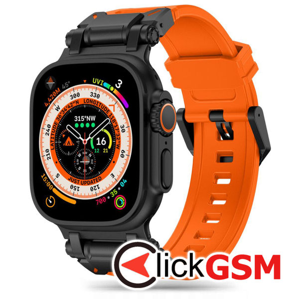 Curea Smartwatch portocaliu Apple Watch fxf