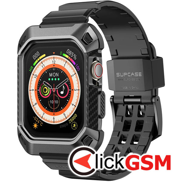 Curea Unicorn negru Apple Watch Series 10 46mm 6pp