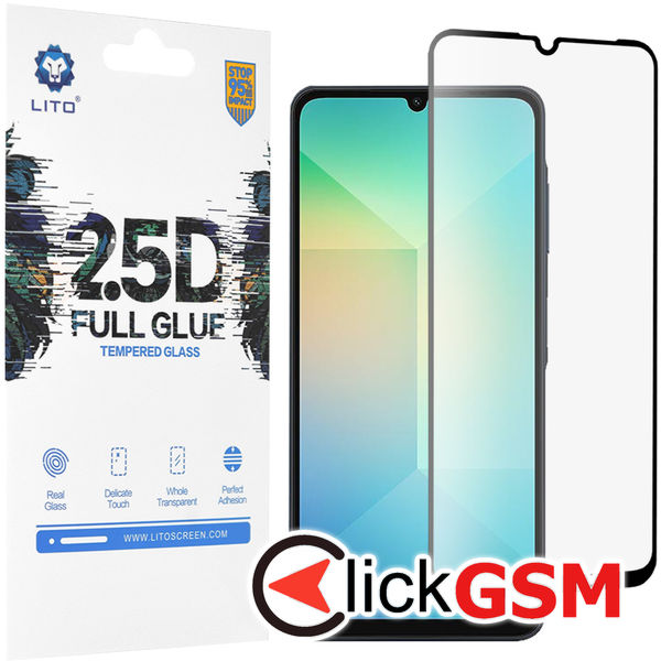 Folie Full Glue negru Samsung Galaxy A06 gud