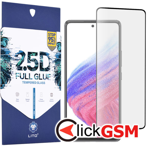 Folie Full Glue negru-transparenta Samsung Galaxy A53 5G 8sr