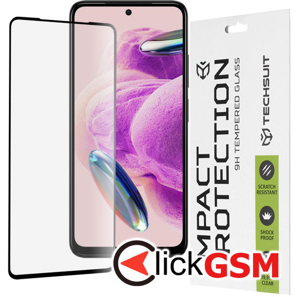 Folie Securizata negru Xiaomi RedMi Note 12S 7x0