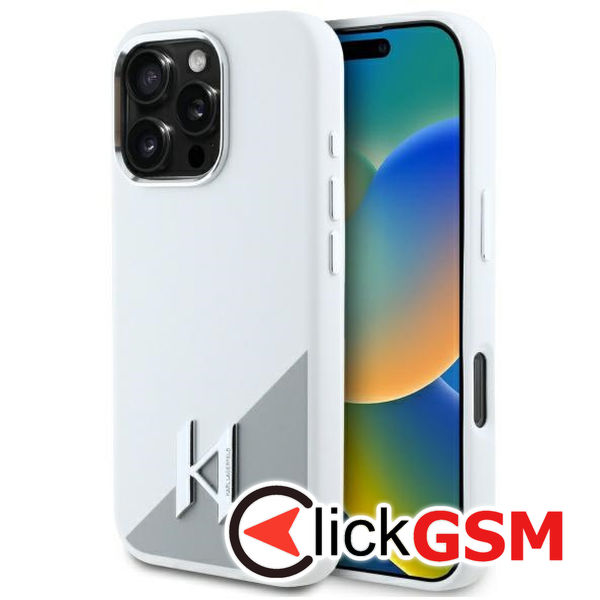 Husa  alb Apple iPhone 16 Pro Max 8kq