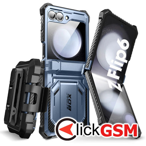 Husa Armorbox albastru Samsung Galaxy Z Flip6 fu4