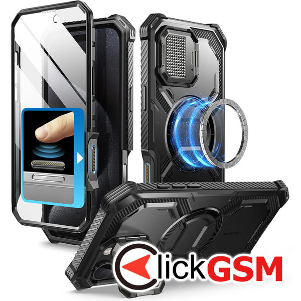 Husa Armorbox negru Apple iPhone 16 Pro Max gxu