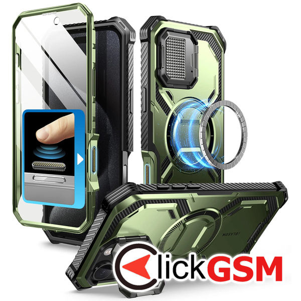 Husa Armorbox verde Apple iPhone 16 Pro Max gxs