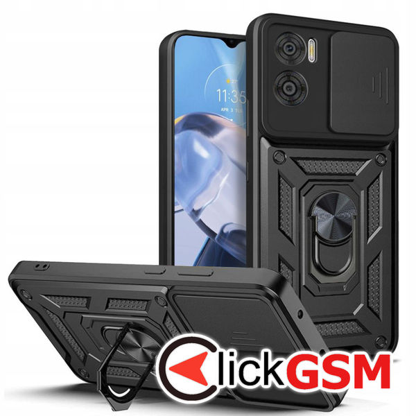 Accesoriu Husa CamShield Negru Motorola Moto E22