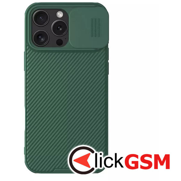 Husa CamShield Pro verde Apple iPhone 16 Pro Max gg1