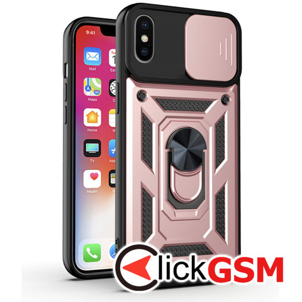 Husa CamShield roz Apple iPhone X acr