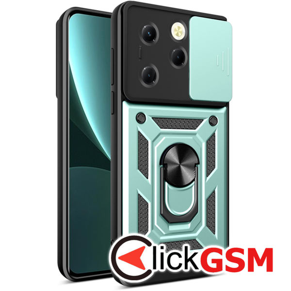 Husa CamShield verde Infinix Hot 40 guv