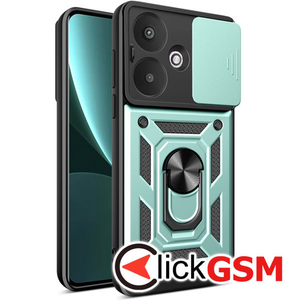 Husa CamShield verde Xiaomi Redmi 13C 5G agw