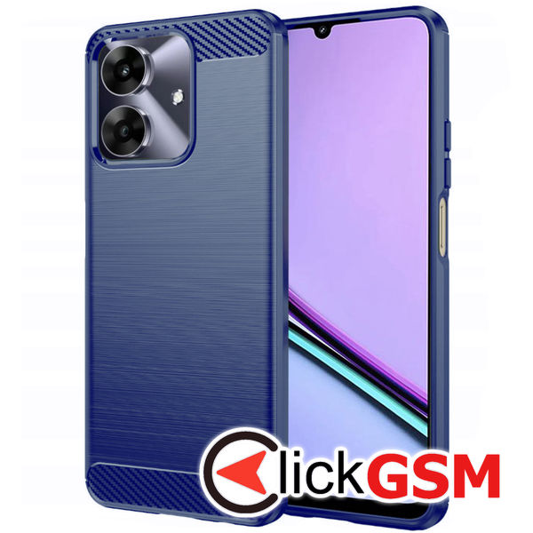 Husa Carbon Silicone Realme Note 60