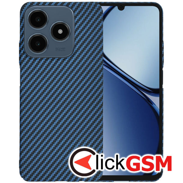 Husa Carbonite cyan Realme Realme C63 gn1