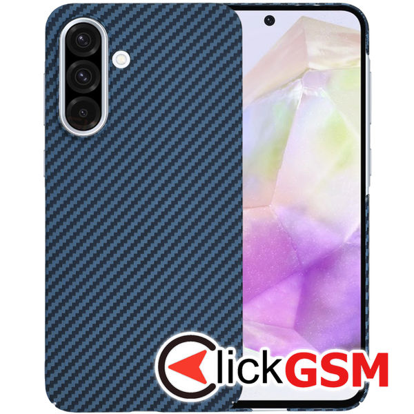 Husa Carbonite cyan Samsung Galaxy A36 5G h3l