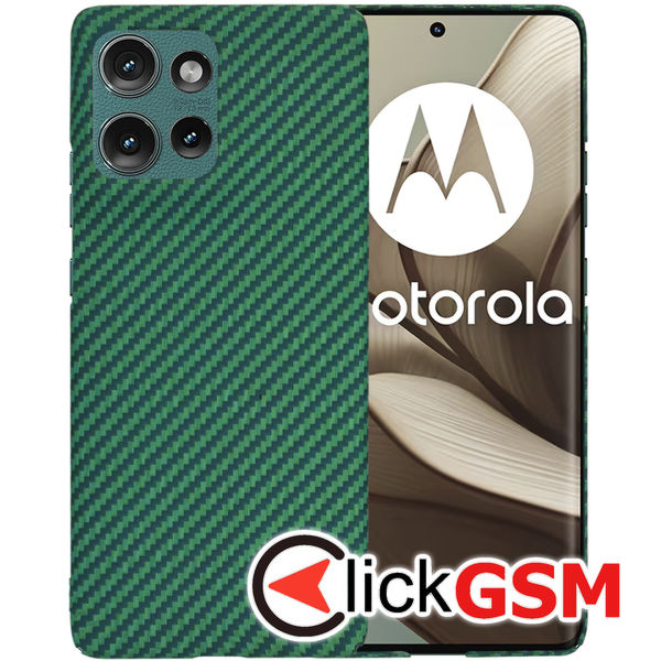 Accesoriu Husa Carbonite Verde Motorola Edge 50