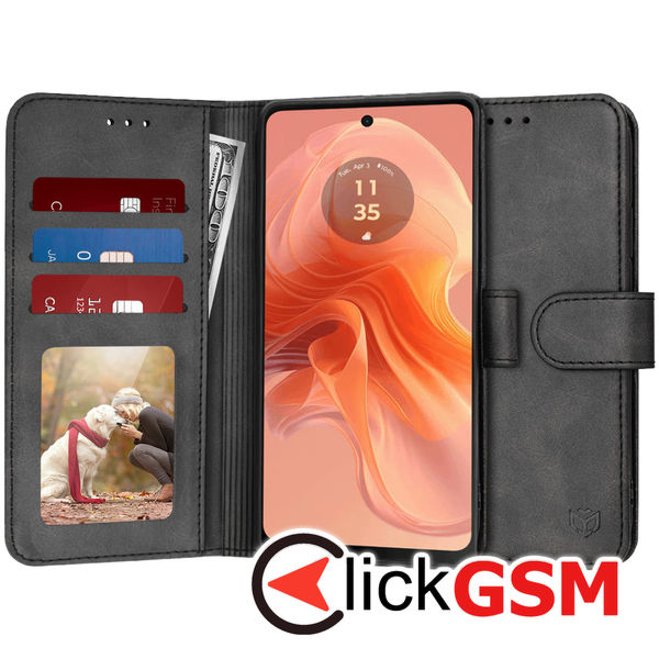 Husa Carte negru Motorola Moto G04 941