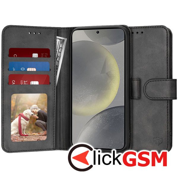 Husa Carte negru Samsung Galaxy S24 92p