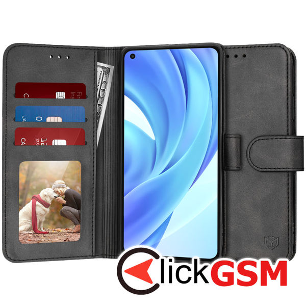 Husa Carte negru Xiaomi Mi 11 Lite 94j