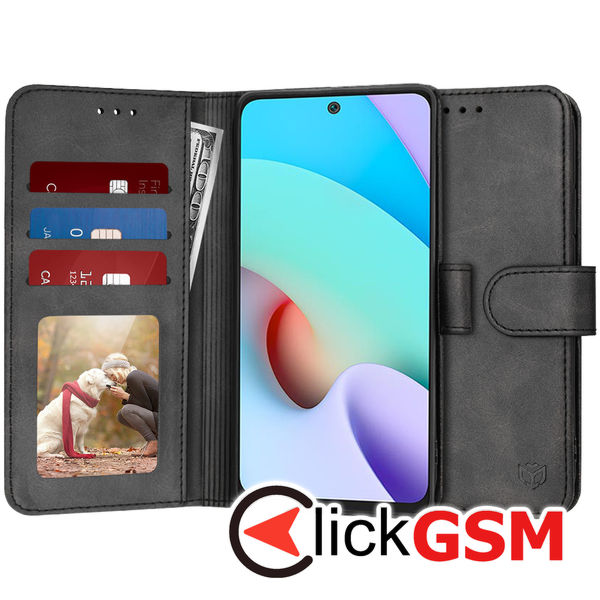 Husa Carte negru Xiaomi Redmi 10 94f