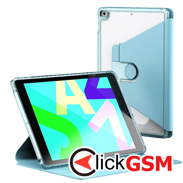 Accesoriu Husa Crystal Vision Bleu Apple IPad 10.2 2020