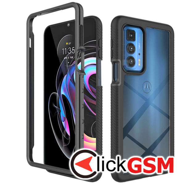 Husa Defense360 Pro negru Motorola Edge 20 Pro 4mj