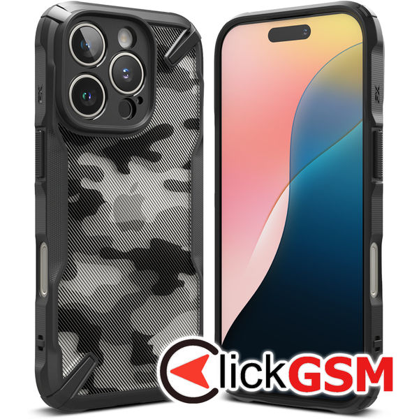 Husa Fusion camoblack Apple iPhone 16 Pro Max gnc