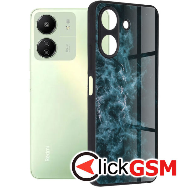 Husa Glaze albastru Xiaomi Redmi 13C 7sj