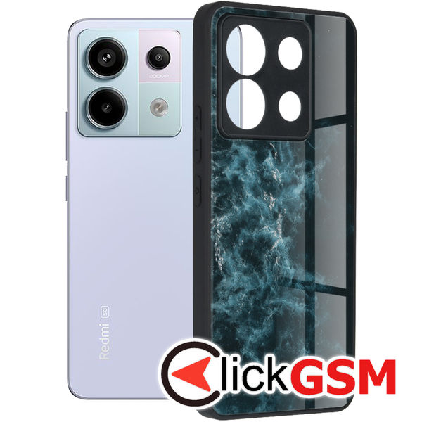 Husa Glaze albastru Xiaomi Redmi Note 13 Pro 7yu