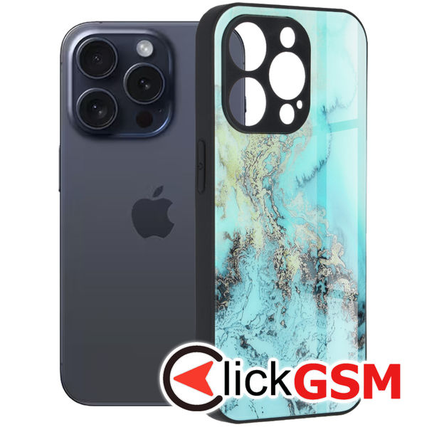 Husa Glaze bleu Apple iPhone 15 Pro 3oc