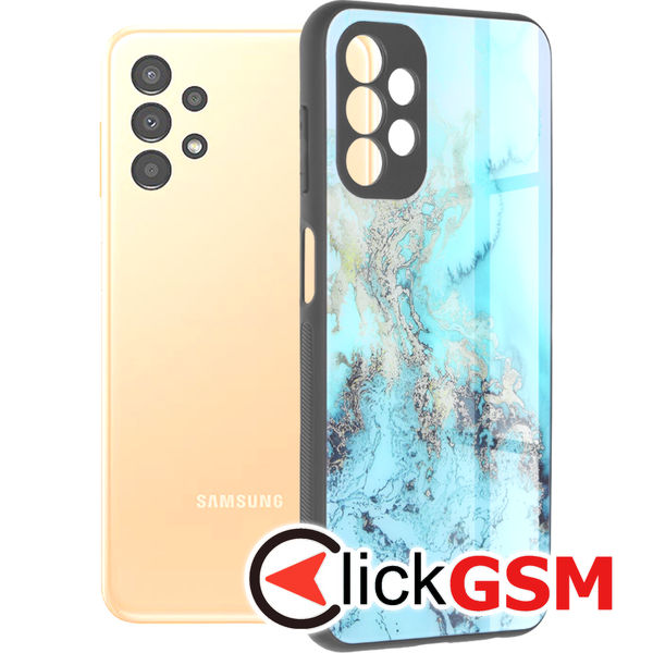 Husa Glaze bleu Samsung Galaxy A13 4ta