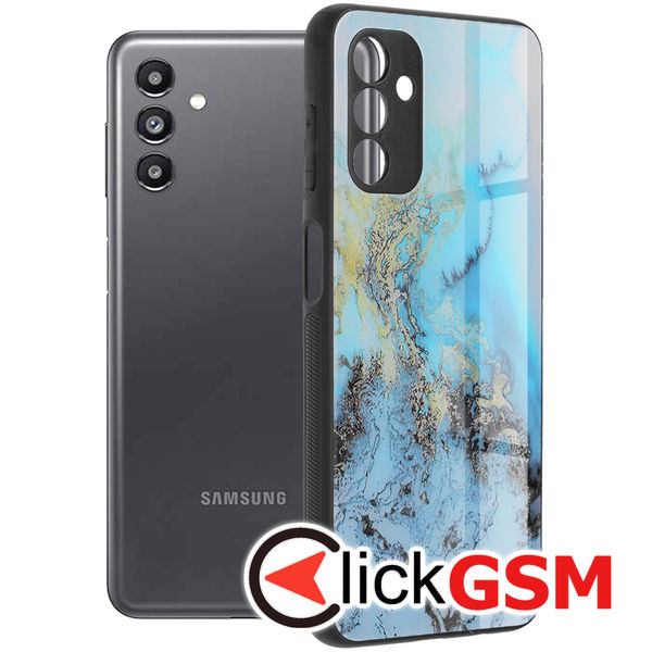 Husa Glaze bleu Samsung Galaxy A13 5G 4tm