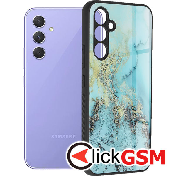 Husa Glaze bleu Samsung Galaxy A54 5G ajy