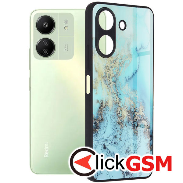 Husa Glaze bleu Xiaomi Redmi 13C 7sk