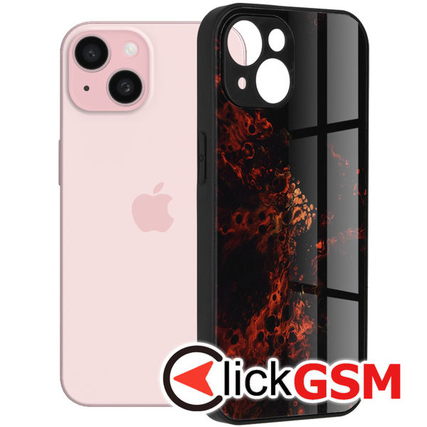 Husa Glaze rosu Apple iPhone 15 3o6