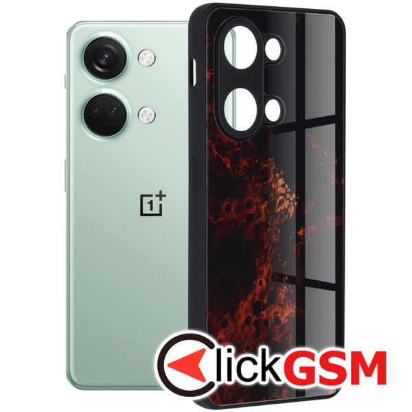 Husa Glaze rosu OnePlus Nord 3 5G 7gf