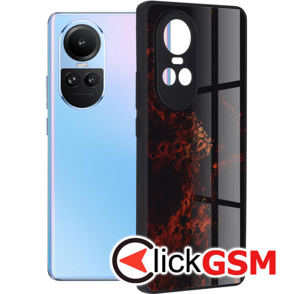 Husa Glaze rosu Oppo Reno10 Pro 80z