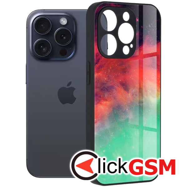 Husa Glaze turcoaz Apple iPhone 15 Pro 3od