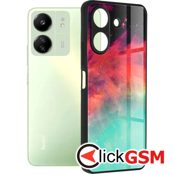 Husa Glaze turcoaz Xiaomi Redmi 13C 7sl