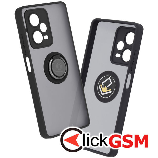 Accesoriu Husa Glinth Negru Xiaomi Redmi Note 12 Pro+