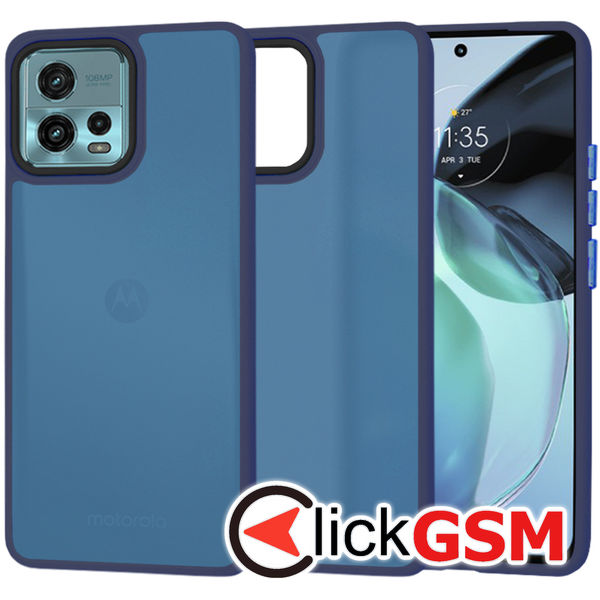 Husa Halo bleumarin Motorola Moto G72 be5